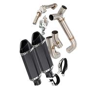 Escape Slip-on Motorcycle Exhaust Muffler With Mid Link Pipe For Triumph Speed Triple 2011 2012 2013 2014 2015 1050 / R