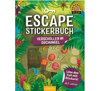 Escape-Stickerbuch - Verschollen im Dschungel: Löse den Fall mit Stickern