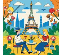 Escape to Europe: A Relaxing Coloring Journey Through Iconic Cities & Cozy Corners: Bold and Easy Illustrations of European Streets, Cafés, and ... Travel Lovers (Perfect for Adults & Teens)