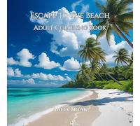 Escape to the Beach Adult Coloring Book