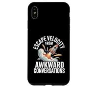 Escape Velocity From Awkward Conversations Astronomy Case for iPhone XS Max