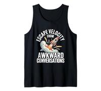 Escape Velocity from Awkward Conversations Astronomy Tank Top
