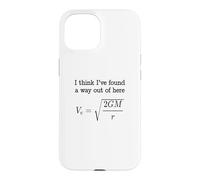 Escape Velocity Gravity Physics Mechanics Engineers Student Case for iPhone 15
