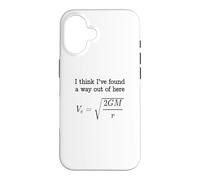 Escape Velocity Gravity Physics Mechanics Engineers Student Case for iPhone 16