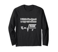 Escape Velocity Gravity Physics Mechanics Engineers Student Long Sleeve T-Shirt