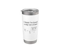 Escape Velocity Gravity Physics Mechanics Engineers Student Stainless Steel Insulated Tumbler