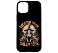 Escaped From Salem 1692 Halloween Witch Graphic Case for iPhone 15 Plus