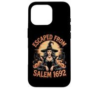 Escaped From Salem 1692 Halloween Witch Graphic Case for iPhone 16 Pro
