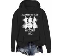 Escaped Since 1692 Sweatshirt Halloween Witch Hoodie Feminist Halloween Book Club Long Sleeve Shirts