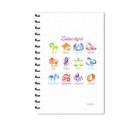 ESCAPER All Zodiac Signs Diary White Dairy, Ruled - A5 Size - 8.5 x 5.5 inches Zodiac Notebook, Astrology Diary, Astrology Notebook, Horoscope Diary, Diary