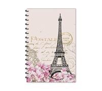 ESCAPER Cream Eiffel Tower Paris Vintage Diary | Ruled - A5 Size - 8.5 x 5.5 Inch Diary | Diary for Office | Journal for Gift