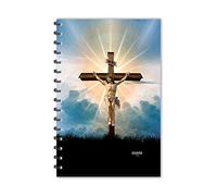 ESCAPER Cross Notebook | Ruled - A5 Size 5.5 x 8.5 inch Notebook | Jesus Christ Notebook | Cross Notebook | Devotional Notebook Jesus Christ on Cross Notebook