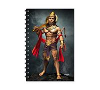 ESCAPER into the Divine with Lord Hanuman Diary, Ruled Devotional Designer Journal Notebook, Office Diary