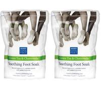 Escenti Cool Feet Soothing Green Tea & Chamomile Essential Foot Soak (Pack of 2)