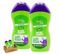 Escenti Kids 3-in-1 Lice Repellent Defence Shampoo, with Tea Tree Oil, Anti-Tangling Formula, Bundled by UrbanShoppi, 300ml (6)