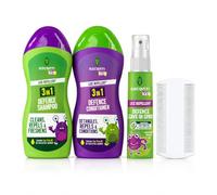Escenti Kids Head Lice Prevention Bundle: Head Lice Shampoo, Conditioner, Leave-In Nit Repellent Spray for Kids with Nits Comb - Complete Lice Treatment Kit by GBH