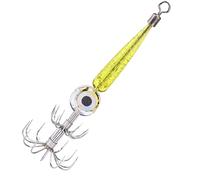 Esche per Calamari in Acqua Salata, ABS 9.5 cm | Mask per Calamari Con Luce LED Impermeabile, Gancio Leggero Con Esca Elettronica | Kit Gancio per Subacquea
