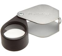 Eschenbach 117610 - Metal foldable magnifier, aplanatic lens, Dimensions Lens: 21 mm, 10x Magnification