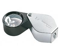 Eschenbach 117612 - Metal Foldable Magnifier, aplanatic Lens, Dimensions Lens: 15 mm, Magnification: 12x