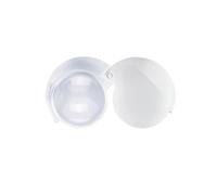 Eschenbach 1520910 Foldable Magnifier mobilent LED, Very Compact, high-Magnification Lens with efficient LED Illumination, Colour: White, Dimensions Lens: Ø 35 mm, Magnification: 10x, Dioptre: 38