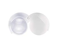 Eschenbach 152094 Foldable Magnifier mobilent LED, Very Compact, high-Magnification Lens with efficient LED Illumination, Colour: White, Dimensions Lens: Ø 35 mm, Magnification: 4X, Dioptre: 16
