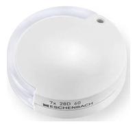 Eschenbach 152097 Foldable Magnifier mobilent LED, Very Compact, high-Magnification Lens with efficient LED Illumination, Colour: White, Dimensions Lens: Ø 35 mm, Magnification: 7X, Dioptre: 28
