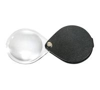 Eschenbach 1752160 Leather Hand Magnifier 3.5x Dia60mm Red Pocket-...