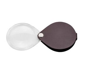 ESCHENBACH 3.5x Round Hand Magnifier Dark Red Made in Germany