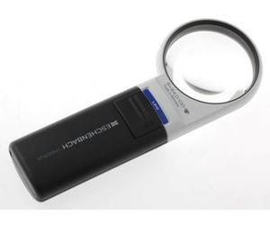 Eschenbach Illuminated Illuminated Magnifying Glass, 6 x Magnification, 58mm dia