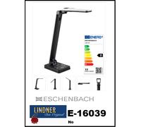 Eschenbach Table Lamp Elumentis LED Black Lindner E16039