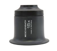 Eschenbach Watchmaker Magnifier - Made of Fireproof Plastic, Duplex Coated Glass Lens for Sharp Images - Made in Germany (15x Magnification - 58 Diopter)