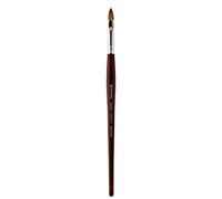 Escoda Art Products Escoda Prado Series Artist Watercolor & Acrylic Short Handle Filbert Paint Brush, Size 1, Synthetic Sable