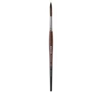 Escoda Artist Brush Short Handle Rigger, Synthetic, Size 4