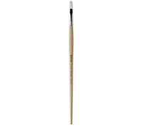 Escoda Artist Oil & Acrylic Brush, Hog, Filbert, Size 0