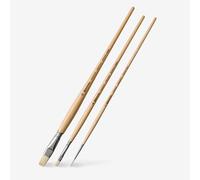 ESCODA Set Oil Acrylic Brushes - N.2 Round Pointed and N.8,16 Bright Hog Bristle Hair Set #2 Antonio López Clasico Series Professional Artists Handmade in Barcelona.