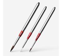 Escoda : Synthetic Watercolour Travel Brush : Series 1270 : Red Set of 3