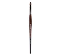 Escoda Versatil 1542 Series Artist Watercolor and Acrylic Paint Brush, Short Handle, Bright, Size 10