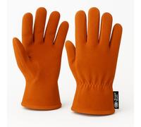 Escort Tools® Heavy Duty Leather Gardening Work Gloves, Thorn Proof, Touch Screen, Utility Safety Working Gloves Breathable, Tear Resistant, High Dexterity Mechanic Gloves Unisex (Orange, L)