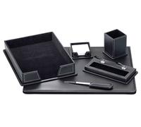 - Escribania 6-Piece Leather Desk Set B