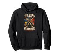 Escrima Arnis Martial Arts The Stick Finds Weakness Pullover Hoodie