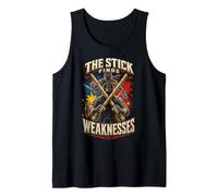 Escrima Arnis Martial Arts The Stick Finds Weakness Tank Top
