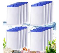 Esctabalt 16-Pack Large Replacement Fish Tank Filters Compatible with Whisper Bio Bag Filters, Large Aquarium Filter Cartridges for Whisper 20i 40i, IQ20/30/45/60, PF20/30/40/60 and ReptoFilter