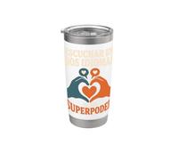 Escuchar En Dos Idiomas ES Un Superpoder Bilingual SLP Stainless Steel Insulated Tumbler
