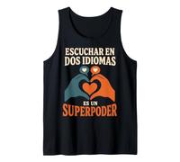 Escuchar En Dos Idiomas ES Un Superpoder Bilingual SLP Tank Top