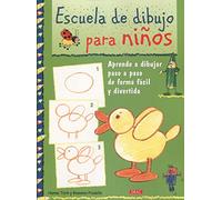 Escuela de dibujo para niños / Children's Drawing School: Aprende a dibujar paso a paso de forma fácil y divertida / Learn How to Draw Step by Step in an Easy and Fun Way