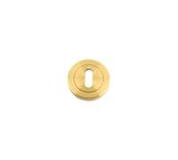 Escutcheon Standard Profile (50mm Dia.) Satin Brass