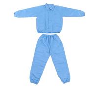 ESD Coat Polyester Paint Protective Workshop Split Clean Clothes Static Resistant Workwear for Microelectronics SMT Workshop ESD Area Anti Static Jacket and Pants Set (M)