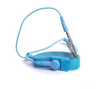 ESD Grounding Wristband 1.8m Coiled Cord Anti-Static Bracelet for Soldering Computer Maintenance Static Discharge Protection XL Fit