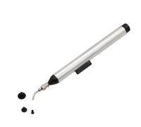 ESD Safe Anti-Static Vacuum Pen Electric Suction Pickup Tool for SMD IC QFP TSOP/TSSOP Components with 3 Nozzles (Angled)