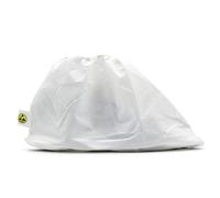 ESD WALK Shoe cover booties with conductive strap, long lasting, waterproof and slip resistant for cleanroom lab factory, 3 pieces., Large